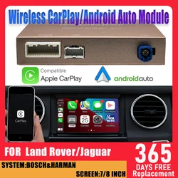 For Land Rover&Jaguar Discover4 Freelander2 XJL Evlque XE F-type Range Rover XF F-pace Android Auto Apple Wireless Carplay HARMA