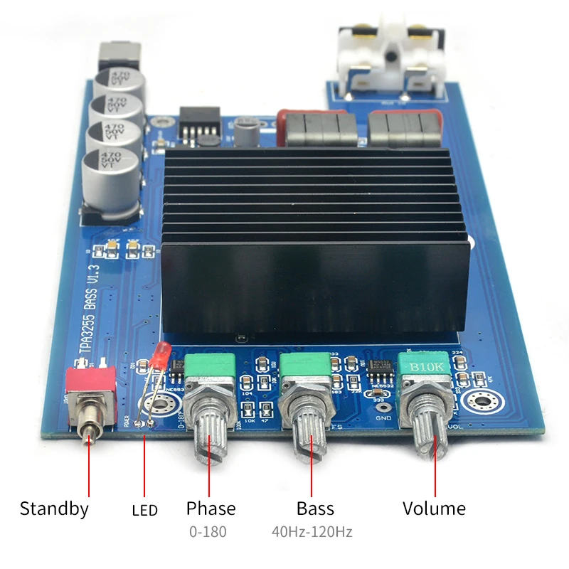 UNISIAN TPA3255 600W płyta wzmacniacza zasilania monofopowe pojedynczy kanał 600W Mono basowe cyfrowe niska częstotliwość wzmacniacze Subwoofer