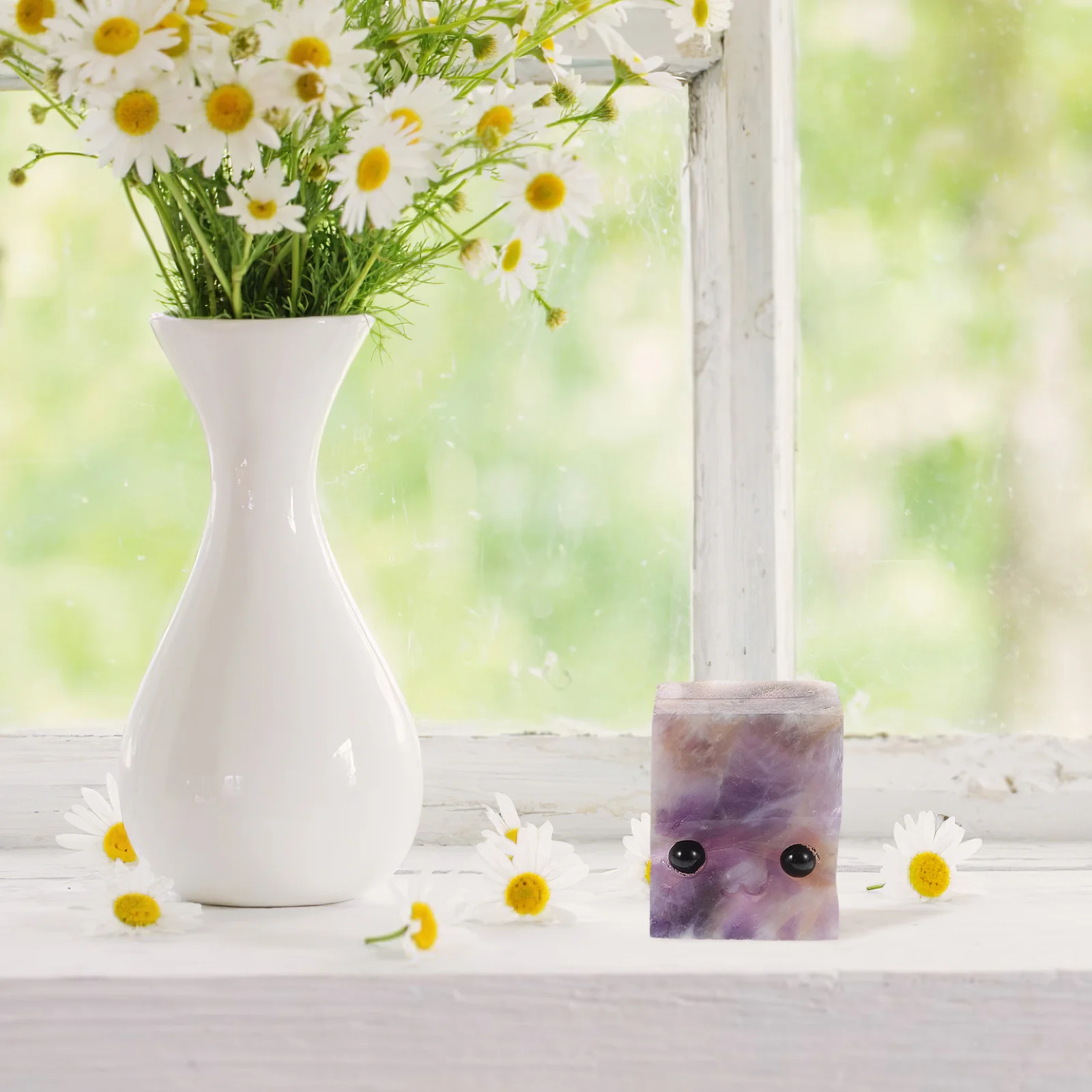 

Crystal Cartoon Hedgehog Desktop Home Ornament Carved Colorful Crystal Cute Decoration for Desk Hedgehog Figurine