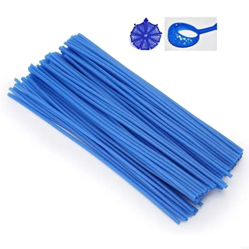91AF Casting Wax Wire Set Dental Jewelry Mould Wax Casting 2.5mm Blue Color for Jewelry Pattern Making Crafts Projects