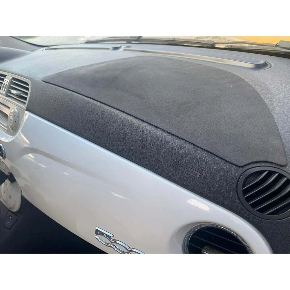 Tappetino per cruscotto auto Fiat 500 con retro adesivo, copertura airbag per coprire le imperfezioni del cruscotto, accessori auto nuovi di zecca