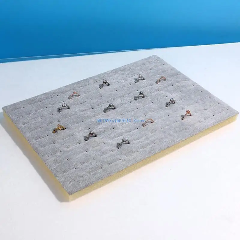 

C1FE Finger Rings Tray Accessory Foam Pads Showcase Countertop Display Jewelry Holder