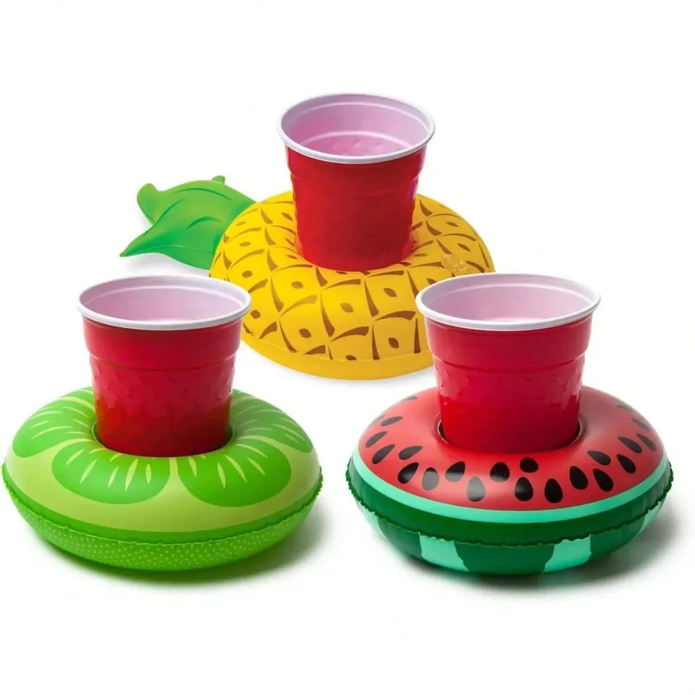 

Inflatable Drink Holder Pool, Floating Cup Holder Hot Tub , Fun Outdoor Beverage Float