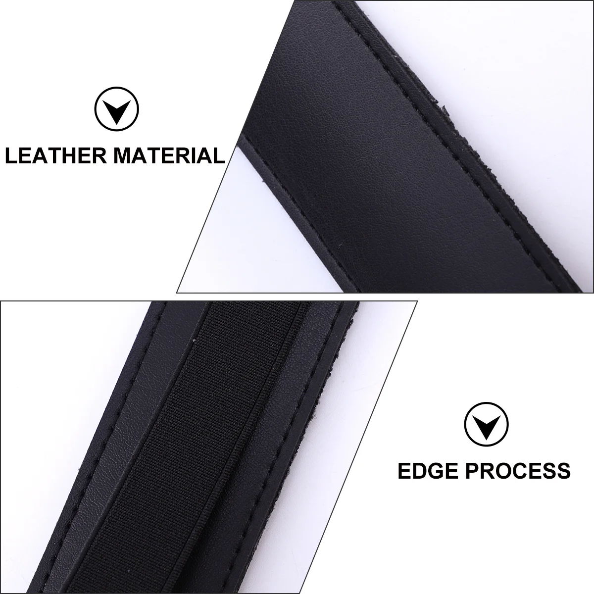 

Stylus Pen Storage Bag PU Pouch Black Lightweight Compact Elastic Bands Easy Carry Protection Universal Pen Bag