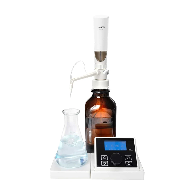 DFlow 10ml  Liquid Handling Laboratory Electronic Digital Bottle Top Dispenser Pipette