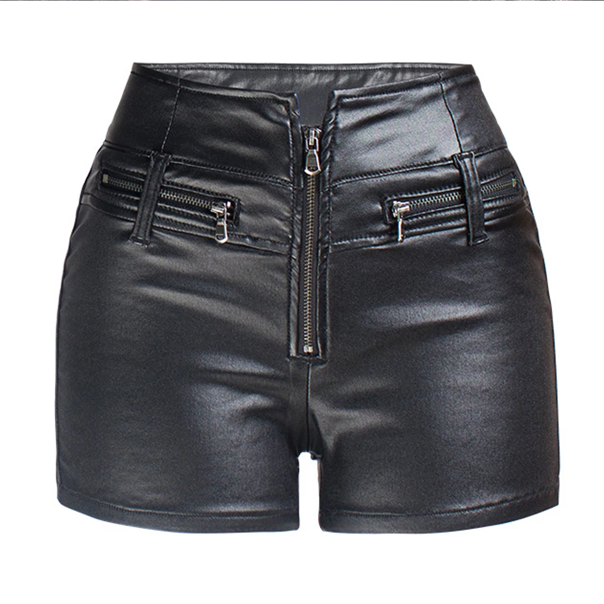 Pantaloncini alla moda slim fit elasticizzati a vita alta sexy da ragazza piccante