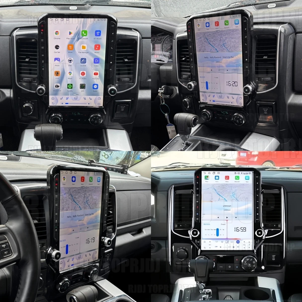 14.5inch Touch Screen Android 15 Carplay For RAM1500 RAM 1500 2008 2009 2010 2011 Car Radio DSP Player GPS Navi Stereo Head Unit