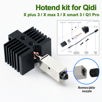 Upgraded Hotend Kit For Qidi X plus 3 / X max 3 / X smart 3 / Q1 Pro Hot End Ceramic Heating Rod Print Head For QIDI 3D Printer