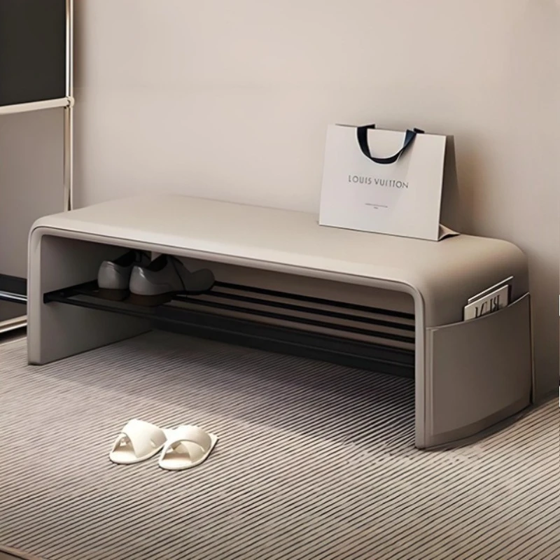 

Shoe changing stool, home door shoe wearing stool, sitting stool, entrance shoe cabinet, long bed end stool, simple shoe rack