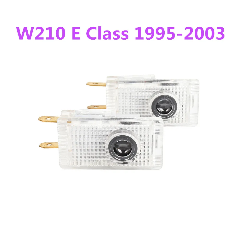 

2X LED Car Door Ghost Shadow Welcome Logo Projector Lights Accessories For Mercedes Benz W210 E CLASS 1995 - 2003 1996 1997 1998