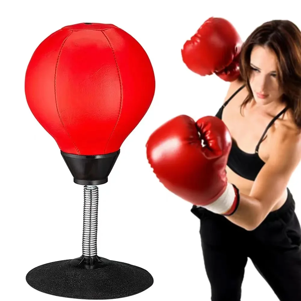 Children's Adult Sports Toys Desktop Boxing Practice Ball Sucker Reaction Speed Ball Fight Reaction Target Avoid Training Target