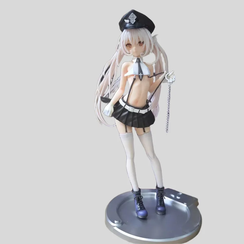 

Anime Character Angel Police El Cute Uniform Girl Beautiful Figure Desktop Collect Decoration Cartoon Peripheral Birthday Gifts
