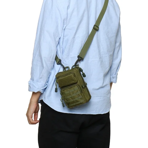 مقاوم للماء في الهواء الطلق التكتيكية مول الخصر حقيبة المشي لمسافات طويلة السفر حقيبة ظهر ذات حمالة الخصر حزم حقيبة كتف الحقيبة