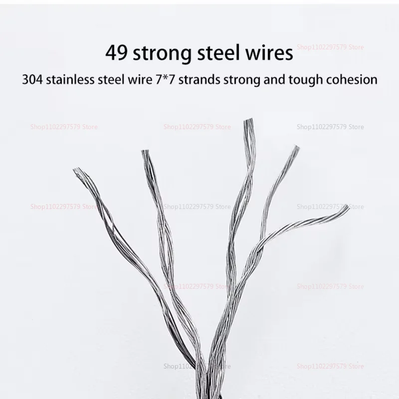 حبل الغسيل القابل للسحب من الفولاذ المقاوم للصدأ، ماكينة تجفيف الملابس، حبل موفر للمساحة، رف تجفيف الملابس للمنزل #5