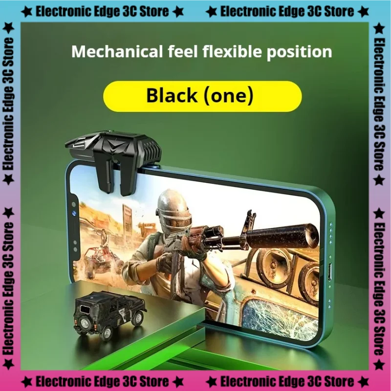 New G21 Game Controller Mobile Phone Game Trigger Gamepad Joystick 6-Finger Aim Shooting L1 R1 Key Button Game Fingertips Pubg