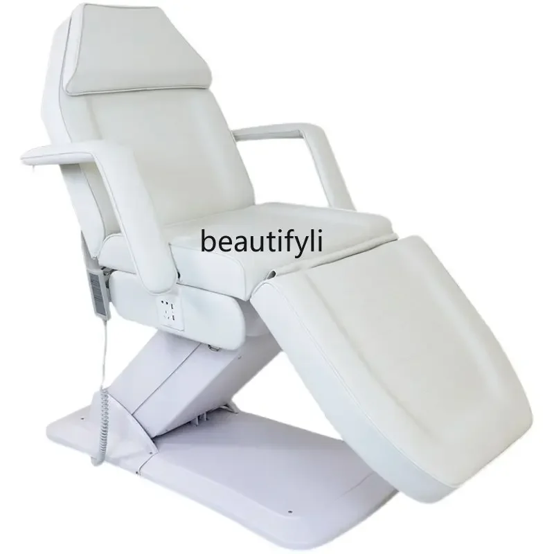 Cama de belleza eléctrica multifuncional, sofá de tatuaje, silla de inyección microintegral, sofá de masaje, elevación, salón de belleza