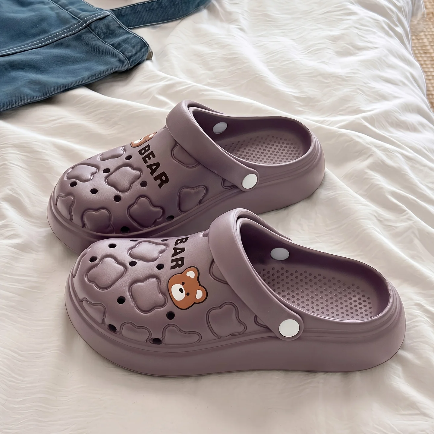 รองเท้าแตะรูปหมีการ์ตูน EVA สำ - Men Shoes On Cloud บทวิจารณ์และราคา