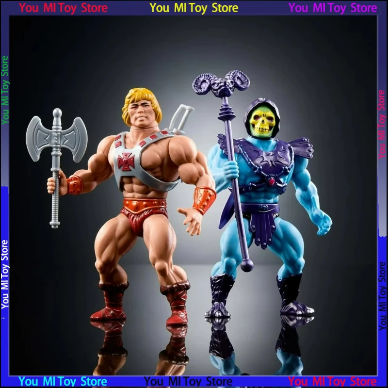 In Stock He Man Motu 80th Set Retro Skeletor Classics 5.5