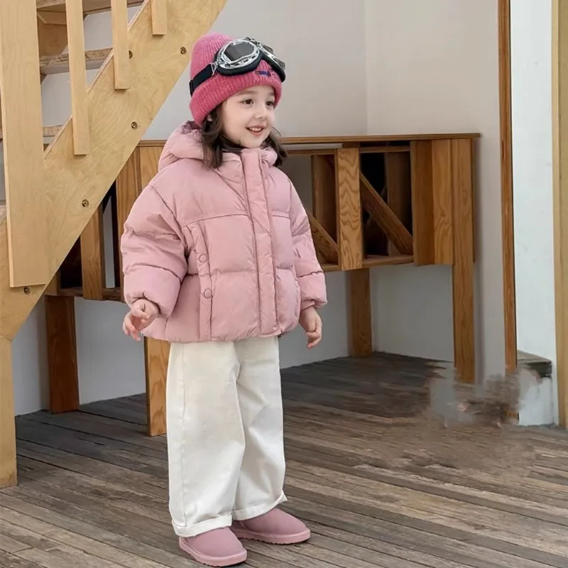 معطف شتوي دافئ سميك للغاية بتصميم كوري جديد للفتيات لعام 2025 #3