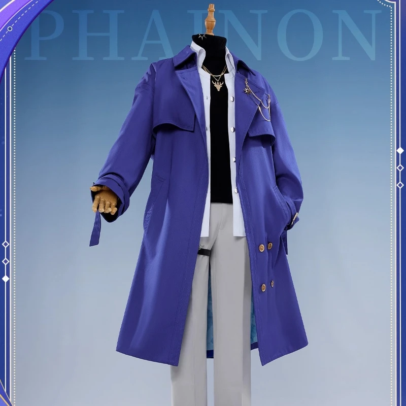 Presale 9.30 Anime Game Honkai: Star Rail X Luckin Coffee Cos Phainon للجنسين 2025 بنطلون معاطف إكسسوار أزياء تنكرية