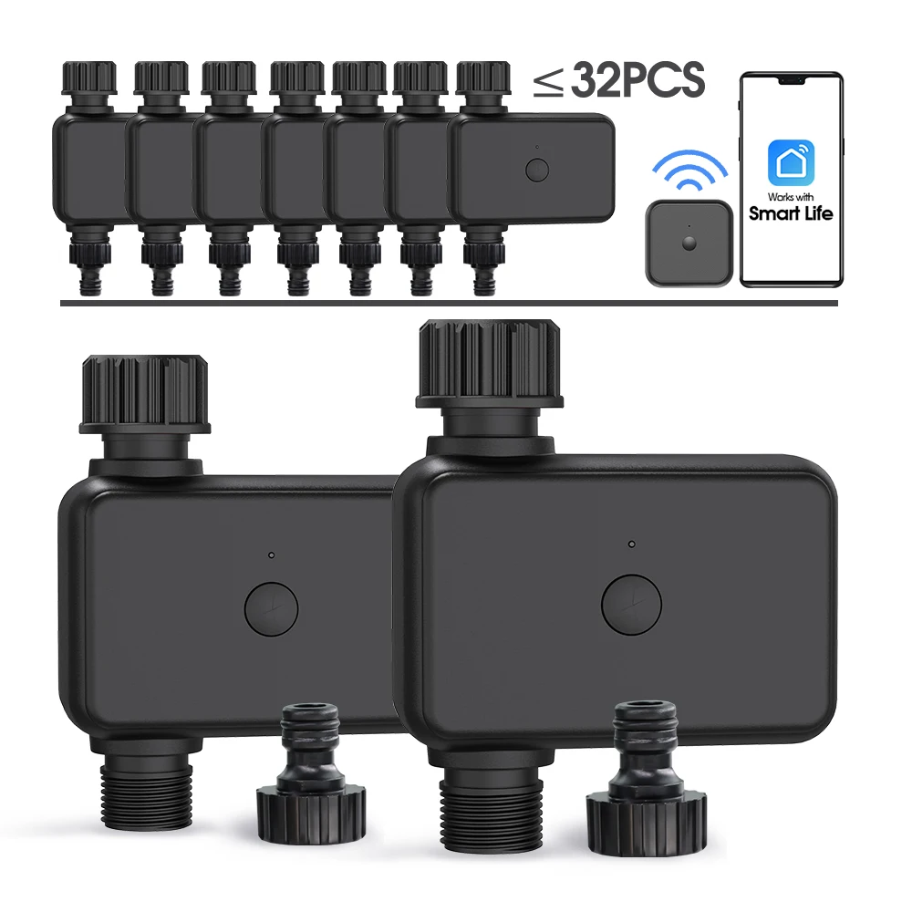 WiFi Bluetooth-Compatible Smart Garden Water Timer Automatic Irrigation Valve Controller Used for Outdoor Garden IrrigationTool