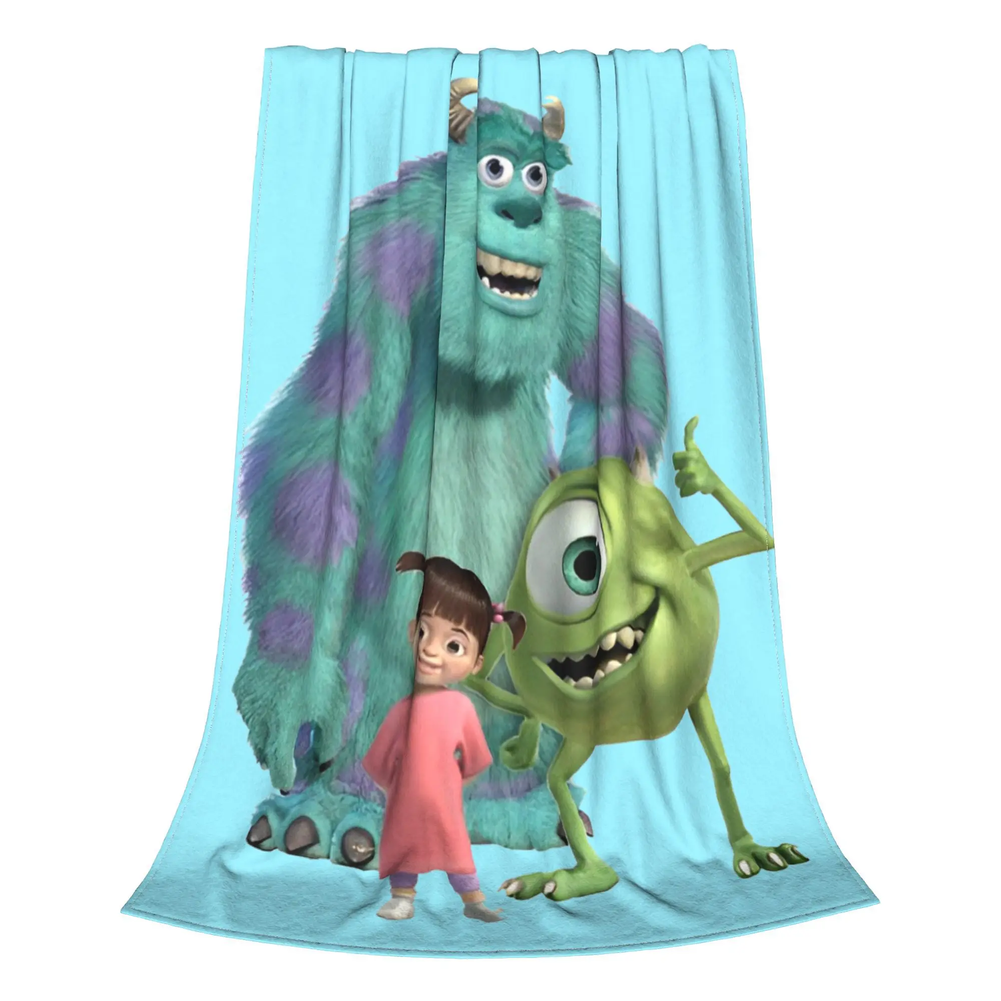 Paddy's Day Green Things  Monsters Inc Movie Blankets  Flannel Awesome Warm Throw Blanket for Chair Covering Sofa  Winter