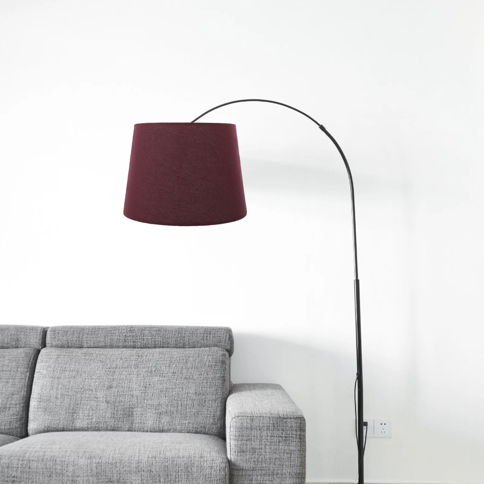 

Chinese Country Style Lamp Shade Fabric Table Lamp Replacement Soften Light For Bedroom Living Room Decorative Light Cover