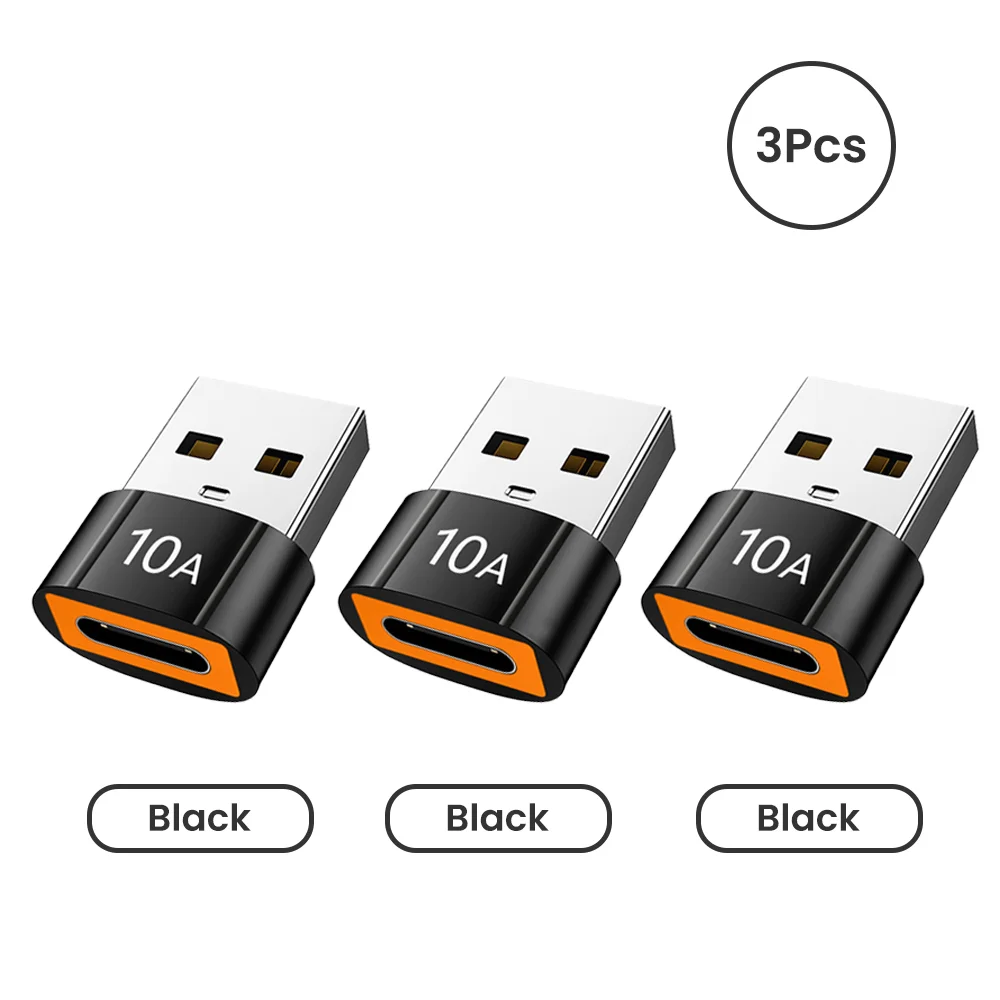 NNBILI USB 3,0 Typ-C Daten Adapter Typ C 10A USB C Stecker Auf USB Buchse Konverter Für macbook Xiaomi Samsung Schnelle OTG Stecker ﻿