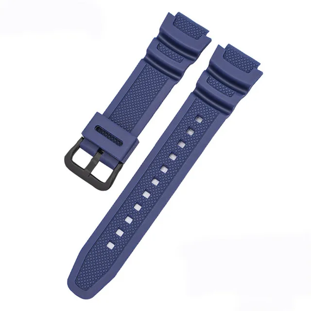 Horlogeband 18mm voor CASIO AE1200/1300/1000 W-219 Vervanging Siliconen Rubber Horlogeband heren Polsbandje armband Accessorie