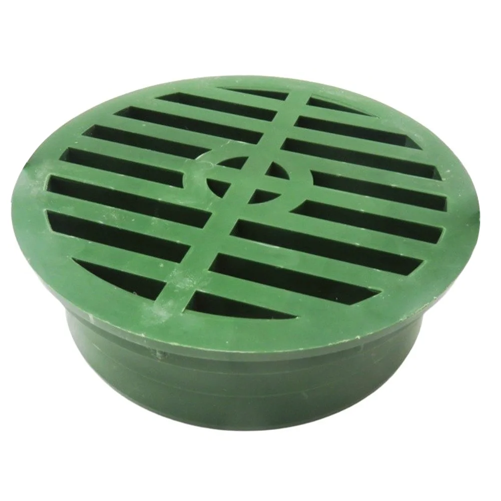 4 Inch Round Drain Cover Installation Drainage Cover Patio Drain Cover 4 Inch Drain Grate Debris Prevention Design