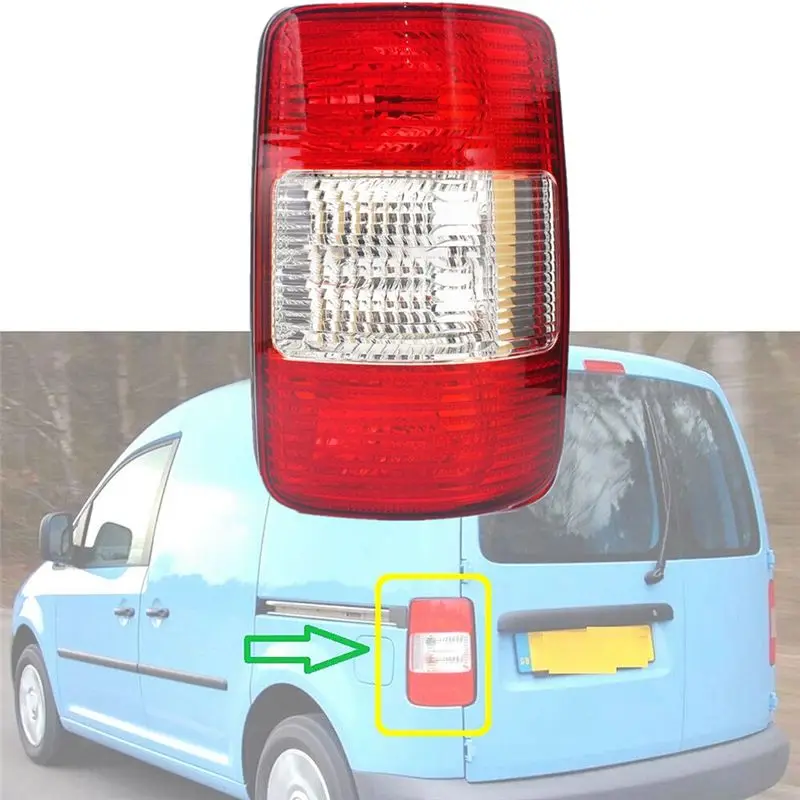 A30F-1 PCS Car Left Rear Tail Light Brake Lamp 2K0945095B Replacement Accessories For VW Caddy III Kasten Kombi 2004-2010