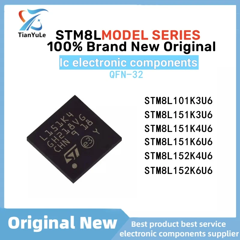 STM8L101K3U6 STM8L151K3U6 STM8L151K4U6 STM8L151K6U6 STM8L152K4U6 STM8L152K6U6 STM8L101 STM8L151 STM8L152 STM8L STM IC MCU Chip