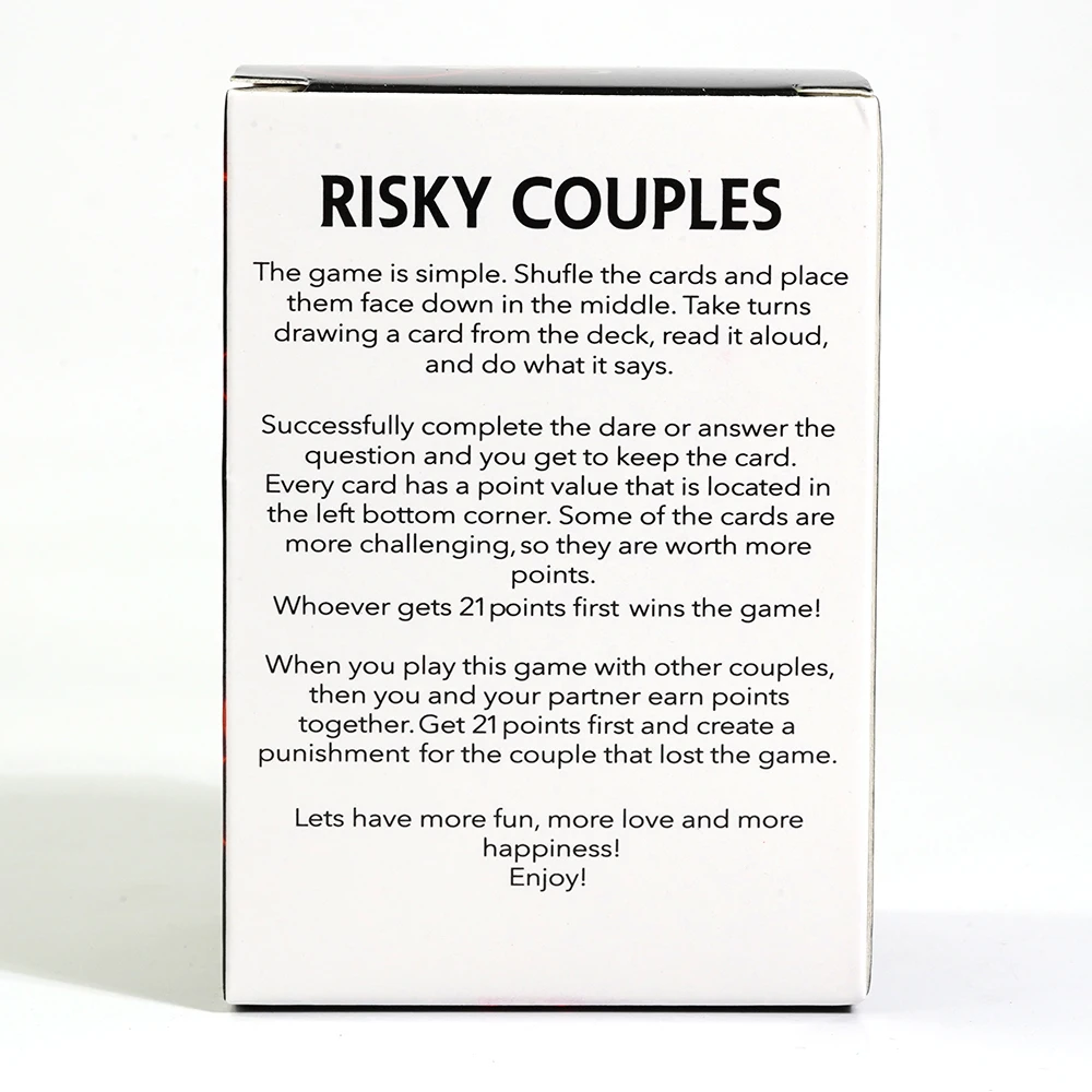 RISKY COUPLES -150 Spicy Dares & Questions for Christmas Halloween Thanksgiving gifts Your Partner. Valentines Gifts. Card Game