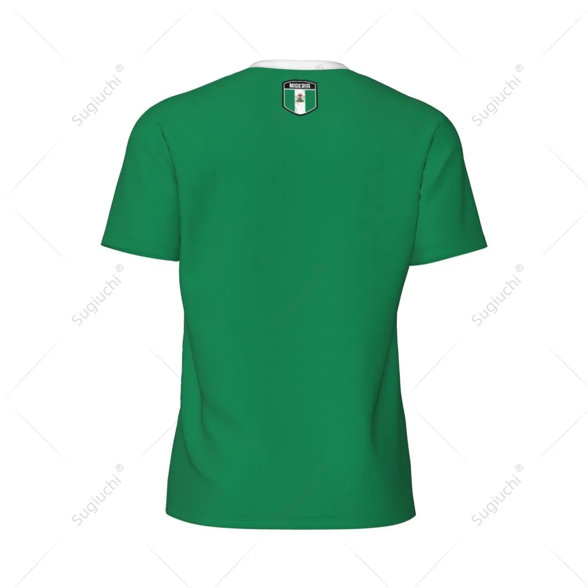 Exclusive design Nigeria Flag Grain 3D Printed Men For Running Bike Soccer Tennis Fitness Sports tshirt Mesh Fans Short T-shirt