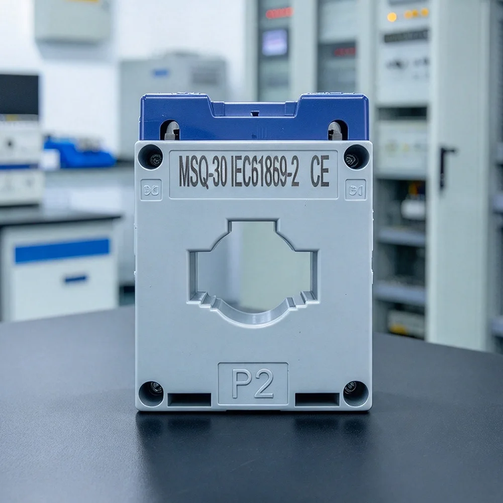 MSQ-30 Current Transformer 1005A 30mm Hole P2 Terminals Square Body For Meter Measurement Monitoring Industrial Parts