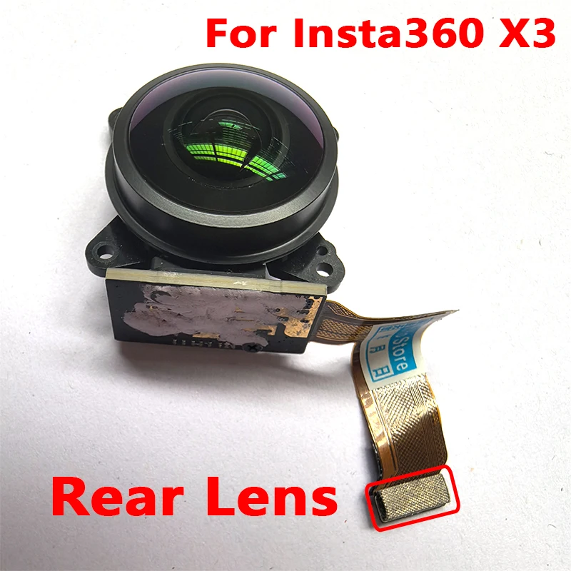 98% New For Insta360 X3 Front Lens Back Lens For Insta 360 X3 Lens With Glass Front Camera Repair Parts