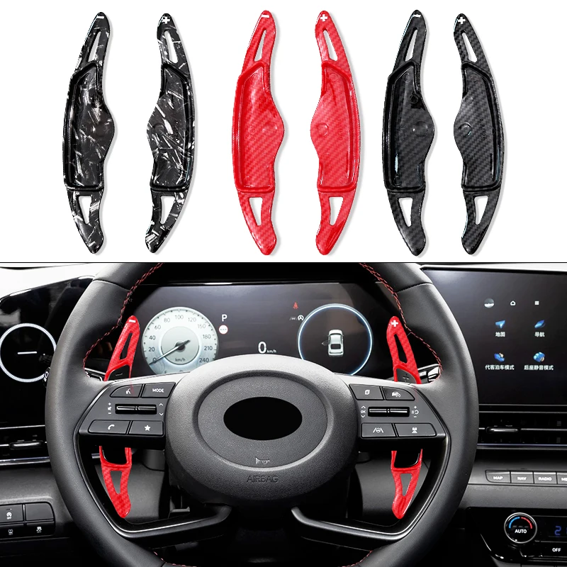 

Car Steering Wheel Shift Paddle Shifter Extension For Hyundai Sonata Elantra 2021-2023 Tucson Genesis G70 ABS Shift Paddle