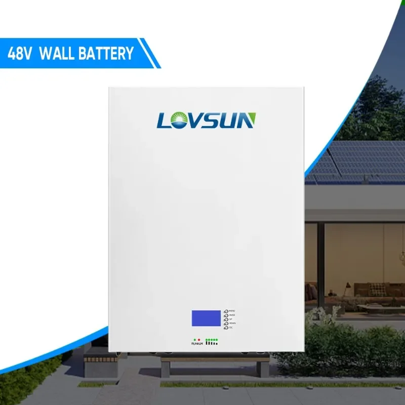 Wholesale Lovsun 51.2V 48V 100AH 200AH Power Wall Lithium Battery Deye Growatt Goodwe Communication