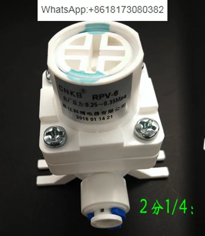 

Pressure reducing valve 2/2 pure water machine pressure stabilizing protection filter bottle pressure regulating RPV-6 3PCS