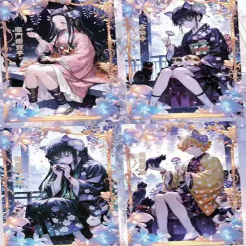 Demon Slayer Acrylic Art Board Set Cards Booster Box Limited Edition SP UR Rare Character Collectible Set For Fans