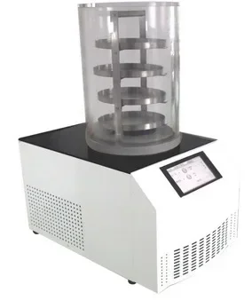 Hot sales Lab Desktop touch screen ordinary vacuum freeze dryer -60/-80 degree laboratory freeze dryer