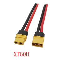 2Pcs XT60H Male Female XT60 Connector Plug With 10CM 12AWG Silicon Wire Cable for RC Lipo Battery FPV Drone Racing DIY