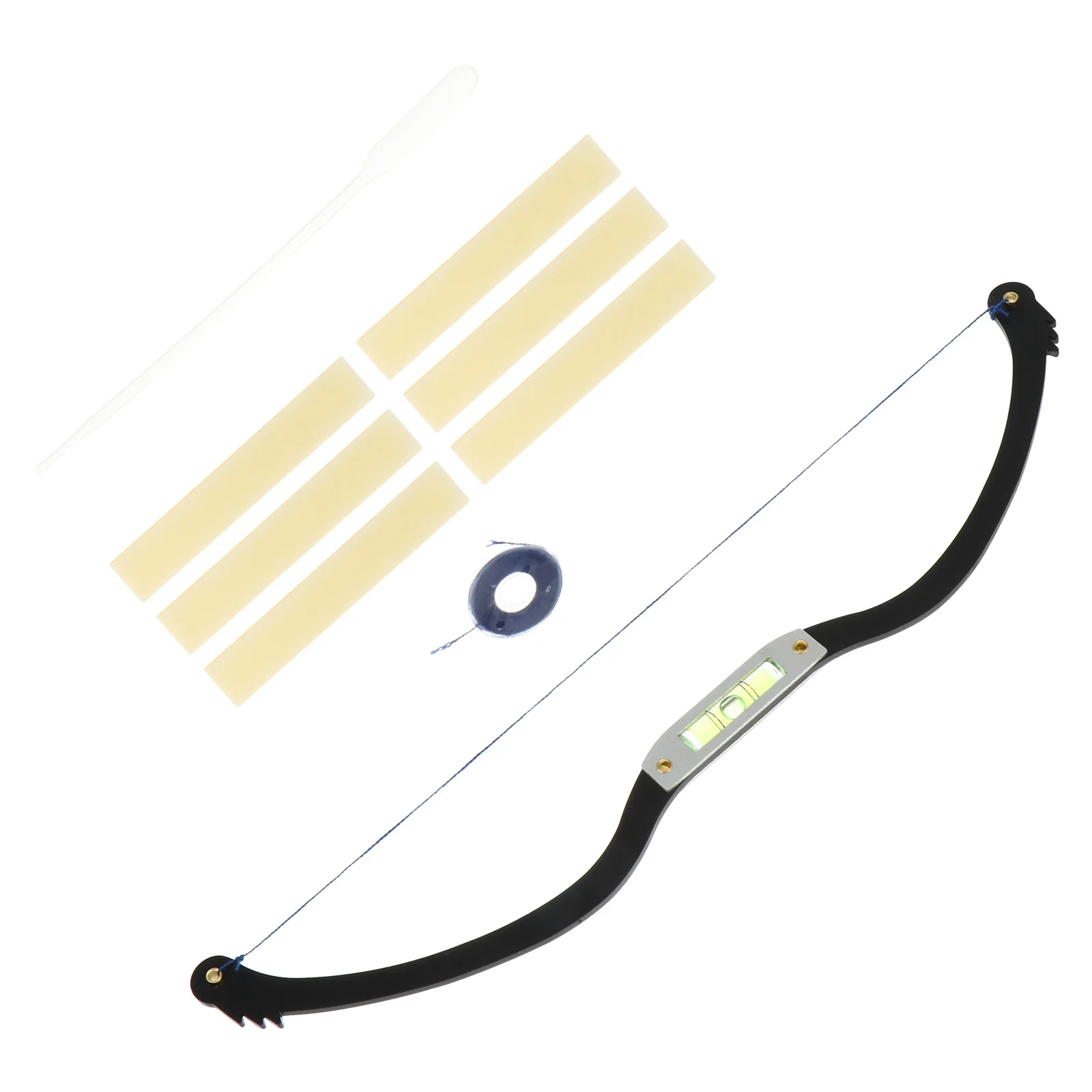 Strumento di misurazione in acciaio inossidabile a forma di arco per mappatore per sopracciglia simmetrico Design Righello Kit per modellare tatuaggi Pennarello per linea