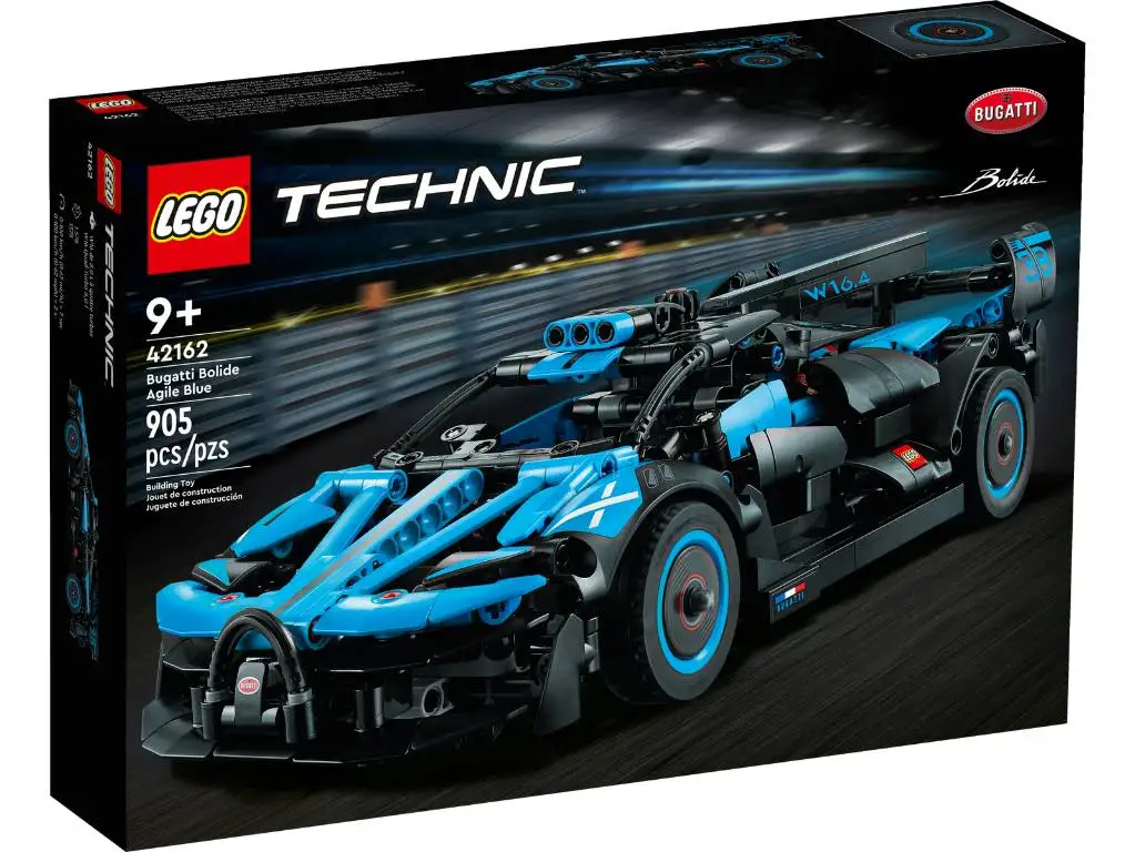 LEGO Technic Bugatti Bolide Agile Blue Racing Car 42162 Model