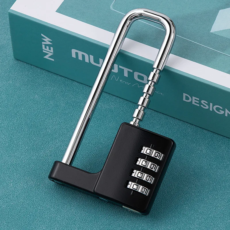 

Adjustable U-shaped Extended Password Padlock File Cabinet Wardrobe Door Handle Extended Lock New Anti-theft Password Lock