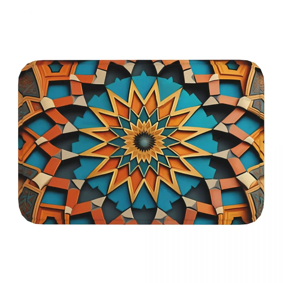 MORROCAN ART Bath Mat Beauty Mosaic Doormat Kitchen Carpet Entrance Door Rug Home Decoration