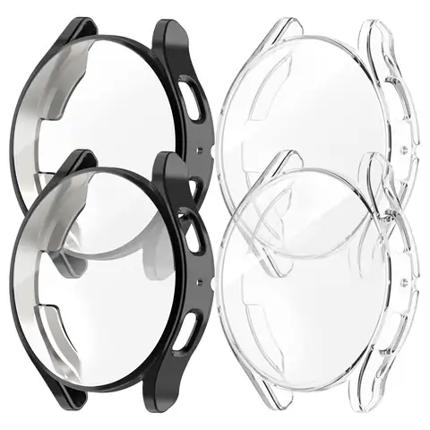 삼성 갤럭시 워치 4 5 6 7 40mm 44mm 풀커버 보호 케이스 실리콘 TPU 범퍼 스크린 보호 액세서리