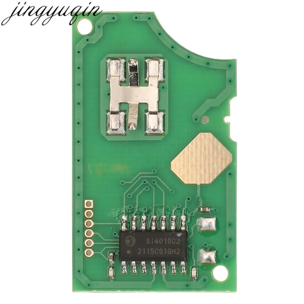 Jingyuqin Remote Car No Key Only PCB 1J0959753A 433MHZ ID48 Chip For Volkswagen Vw Golf Jetta Passat Beetle MK4 2 Buttons