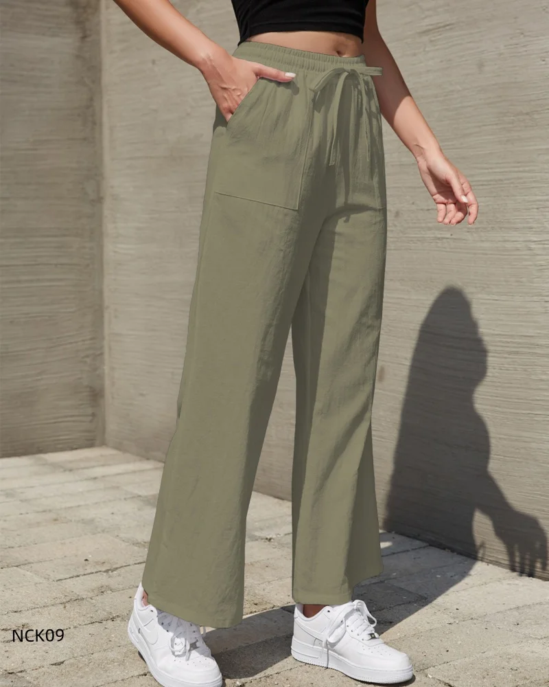 Spring and Autumn ladies' new pants, simple and versatile, suitable for any scene