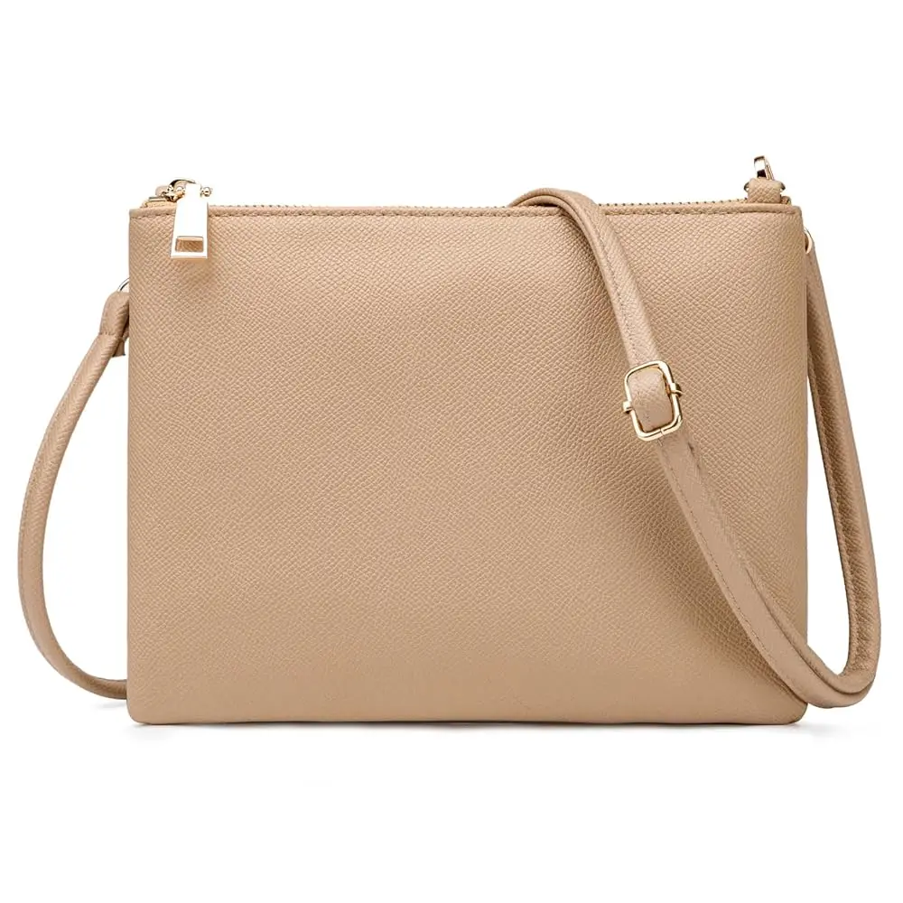 

Crossbody Bags for Women Trendy Clutch Purse PU Leather Shoulder Bags with Adjustable Strap